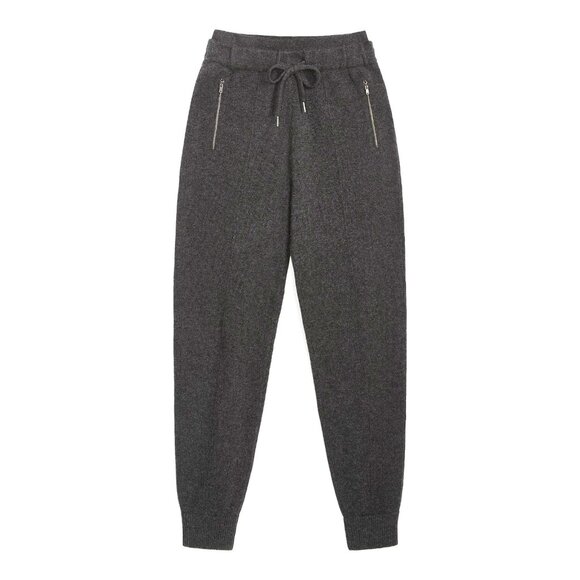 NWT Naked Cashmere Mavis Jogger in Charcoal Knit Pull-on Sweater Pants S - Picture 7 of 8